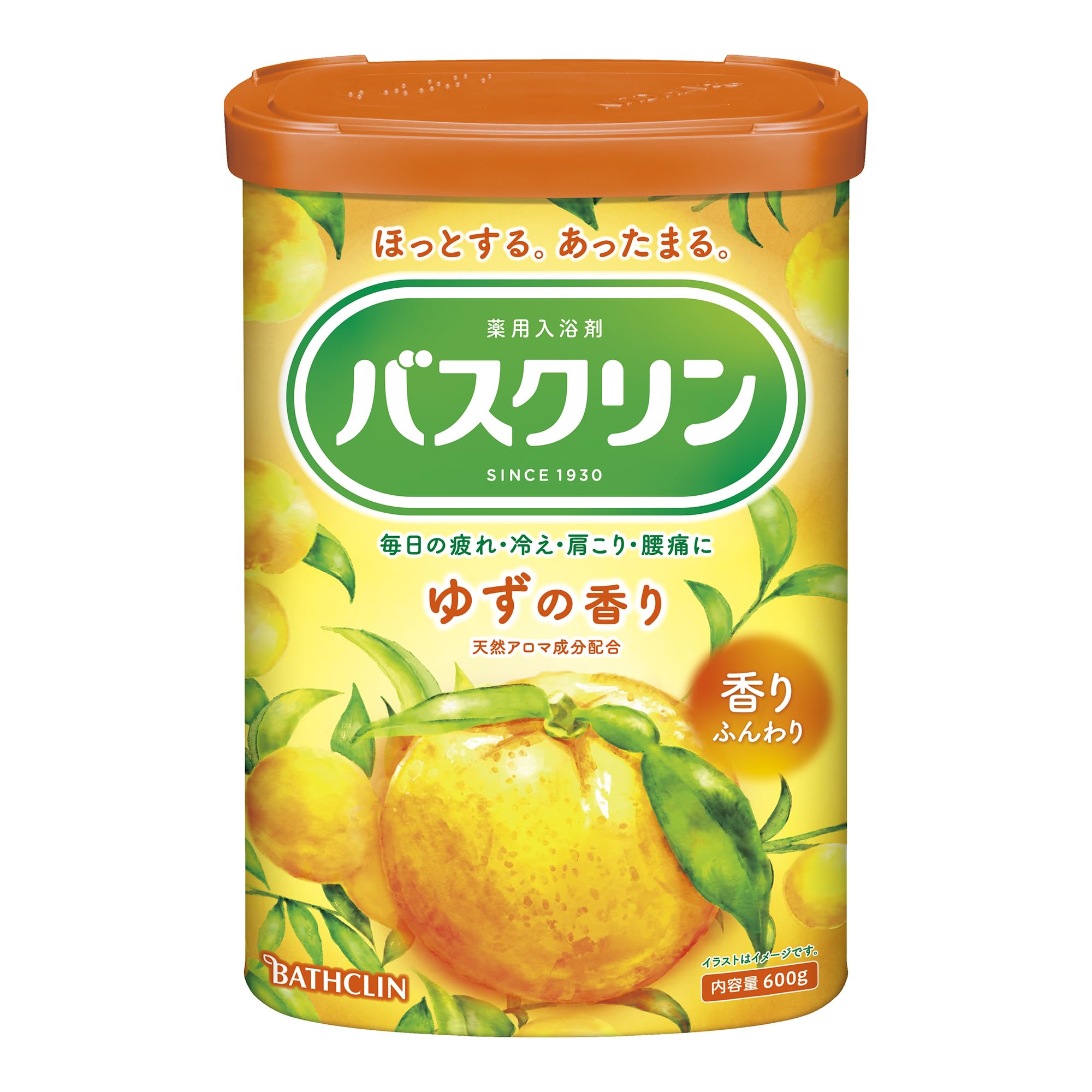 

Bathclin Bath Additive Yuzu 600g [Quasi-drug] Powder, Scent, Yellow/Orange, (x 1)
