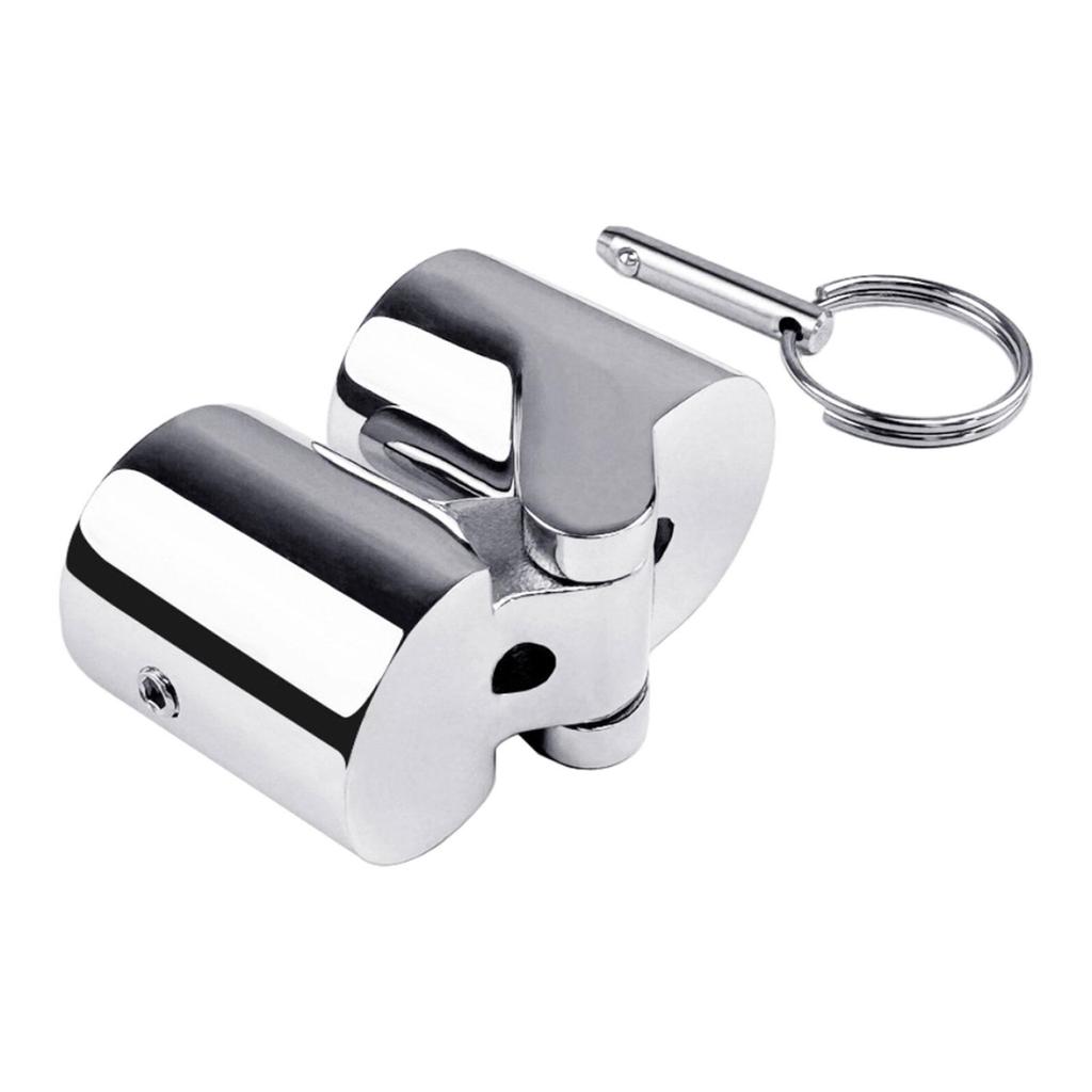 Boat Deck Hinge Mount Boat Railing Pipe Connector Stainless Steel Boat Hardware