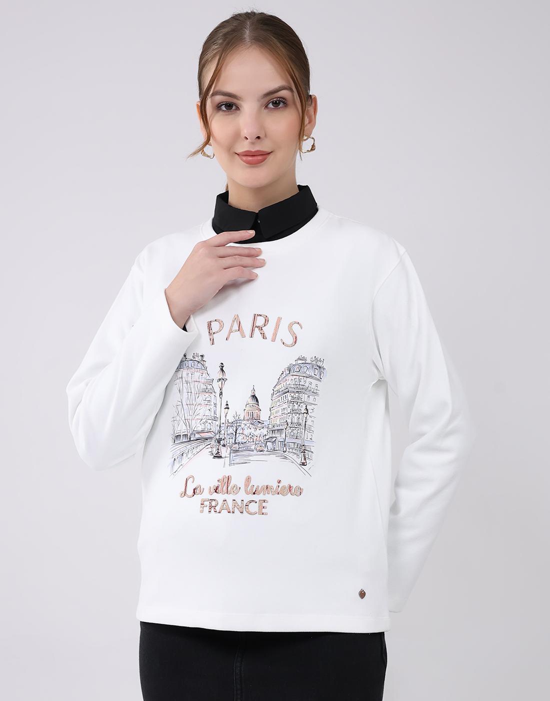 

Топ жіночий Monte Carlo звичайного крою L off білий колір