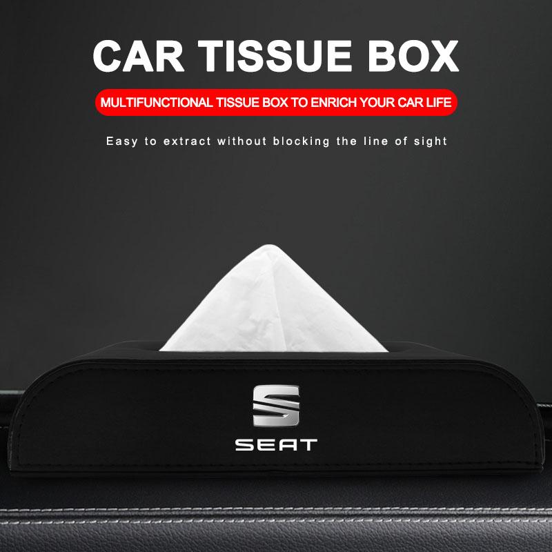 1 Stück Auto Taschentuchbox Halter Armlehnenbox Aufbewahrungskoffer Autozubehör Für SEAT Arona Leon MK1 MK2 MK3 Leon Ibiza 6l 6j Altea Alhambra