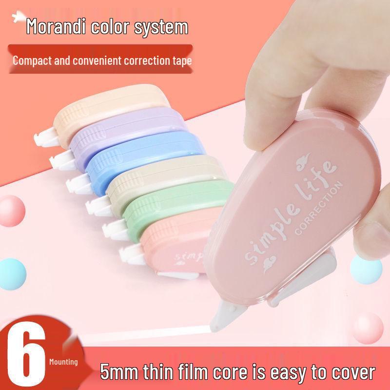 Morandi Color Correction Tape Set: Creative Mini Portable White-Out for Students