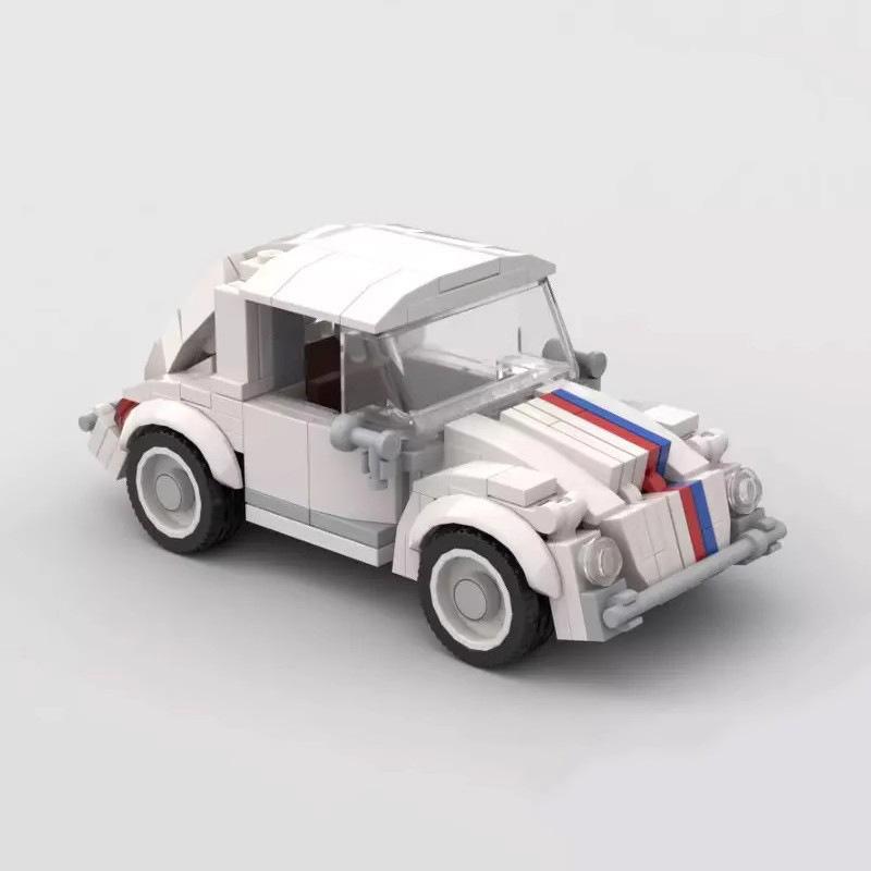MOC Domestic Building Blocks Retro Puzzle Assembled Classic Large And Medium Mini Beetle Assembled Building Block Toys