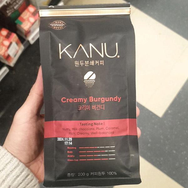 Dongsuh Kanu Creamy Burgundy Ground Coffee 200g