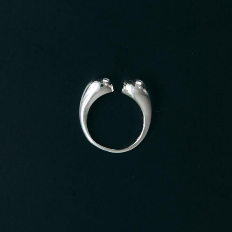 enuff (silver 925) Connected ball ring