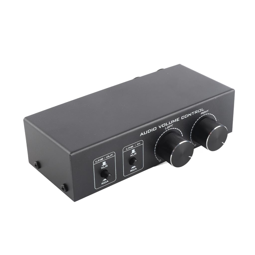 Passive Audio Volume Controller with Fully Balanced and Single Ended Mode for Home Stereo System Preamplifier Speaker