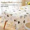 YOUAO Cartoon Cat Disposable Tablecloth