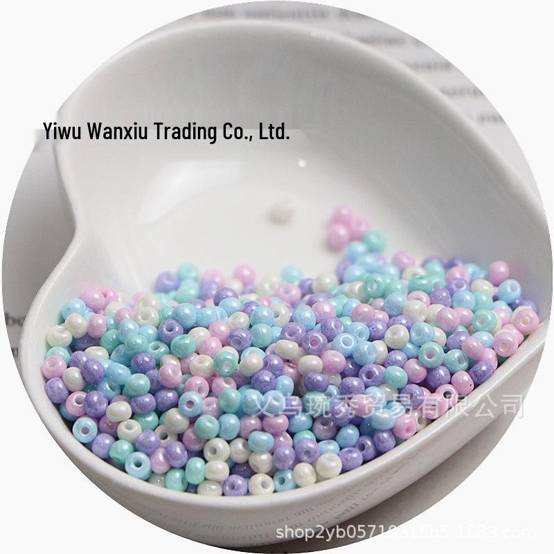 3mm Solid Color Glass Seed Beads for Handmade Jewelry & DIY Crafts