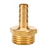 Brass Hose Barb Fittings Adapter Connector High Strength Rustproof Corrosion Resistant Hose Barb Male Fittings Accessories