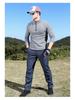Men's Quick-Dry Stretch Dralon Long-Sleeve Fleece Hiking Base Layer