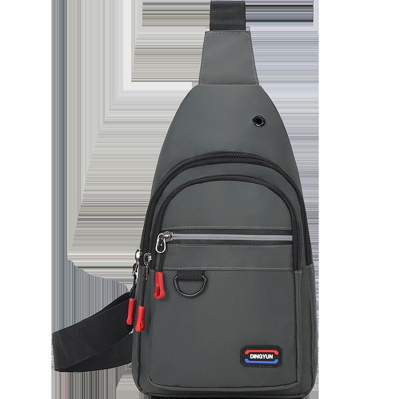 Unisex Chest Bag Simple Storage Bag Lightweight Travel Small Backpack Crossbody Bag Fashion Casual Single Should Bags