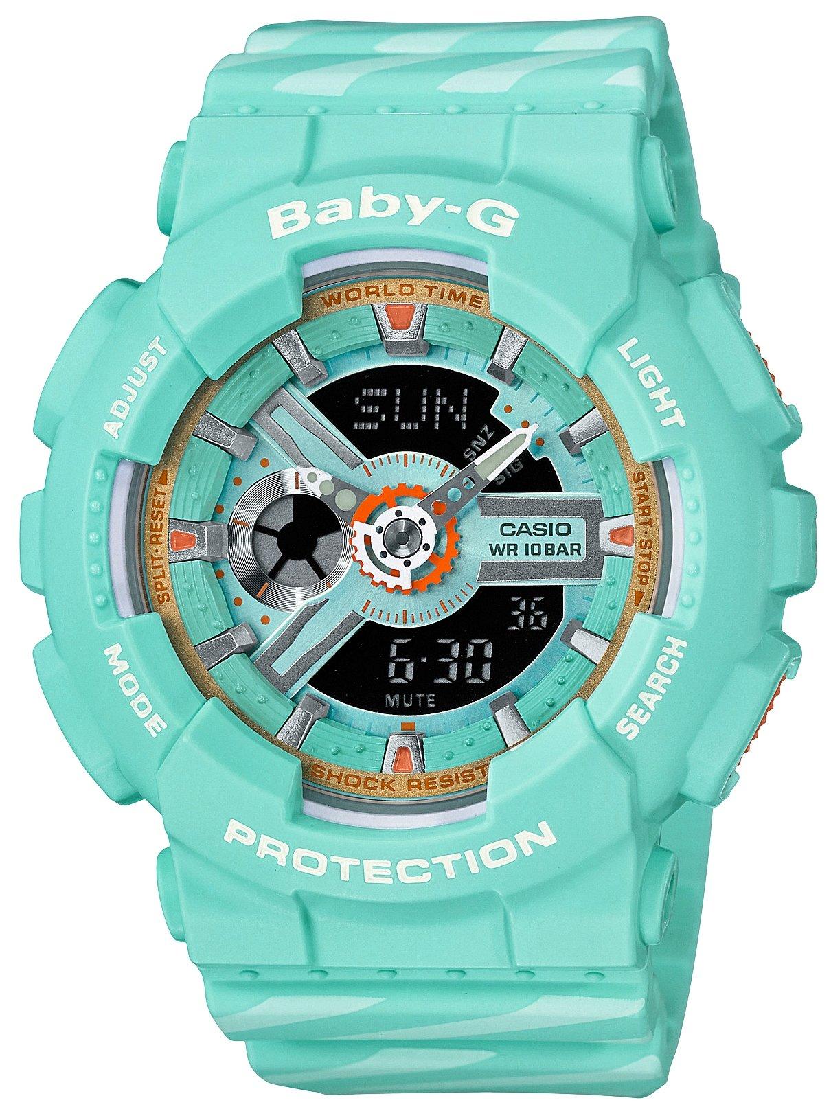 

Часы зеленые [Casio] BABY-G BA-110CH-3AJF