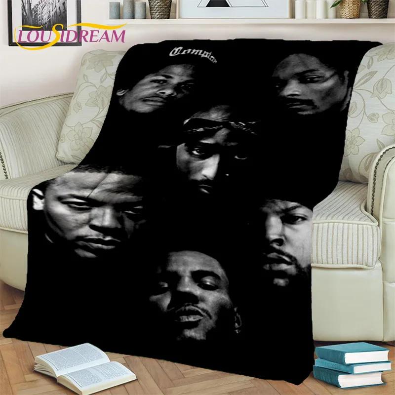 Hip Hop Rapper Art Legend Star 3D Blanket,Soft Throw Blanket for Home Bedroom Bed Sofa Picnic Travel Office Cover Blanket Kids