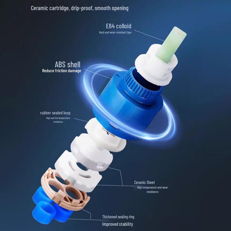 Jinshui Rotating Hot & Cold Mixer Faucet