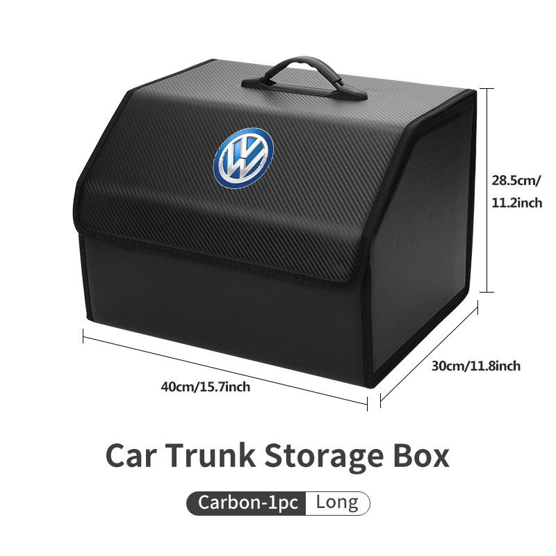 Per Volkswagen VW Scatola Organizer per Bagagliaio Auto Scatola di Stivaggio e Riordino Coda Boxster Passat Golf 4 5 6 Tiguan Polo Scirocco Jetta