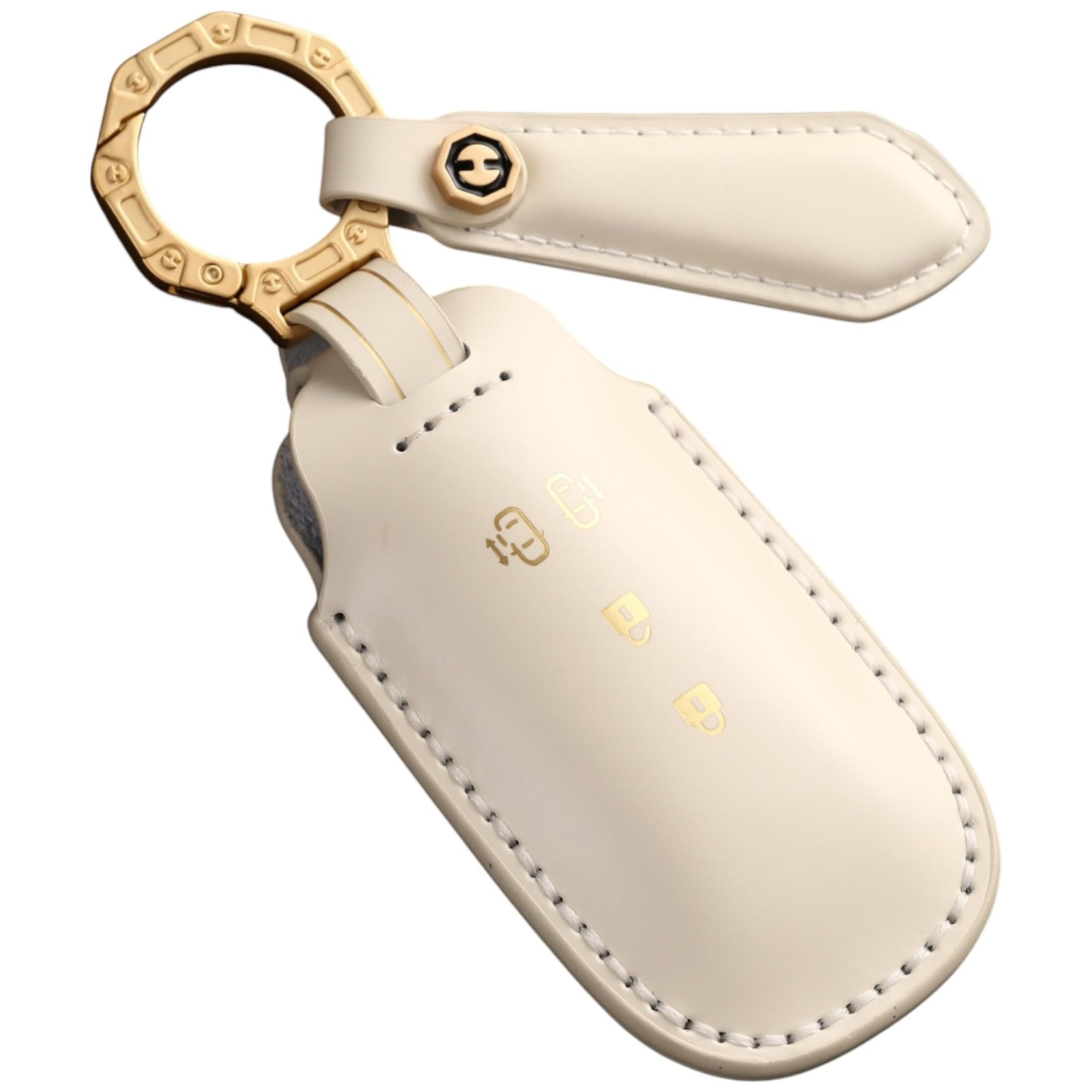 

[smasol] New Serena C28 Lukes B4 Late Type X-Trail Key Cover Genuine Leather Nissan S білий