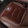 W16Flannel Car Seat Cushion Winter Warm Front Chair Rear Seat Pad For Volkswagen VW R Polo Passat Rline Golf 4 5 6 Tiguan Jetta GTI