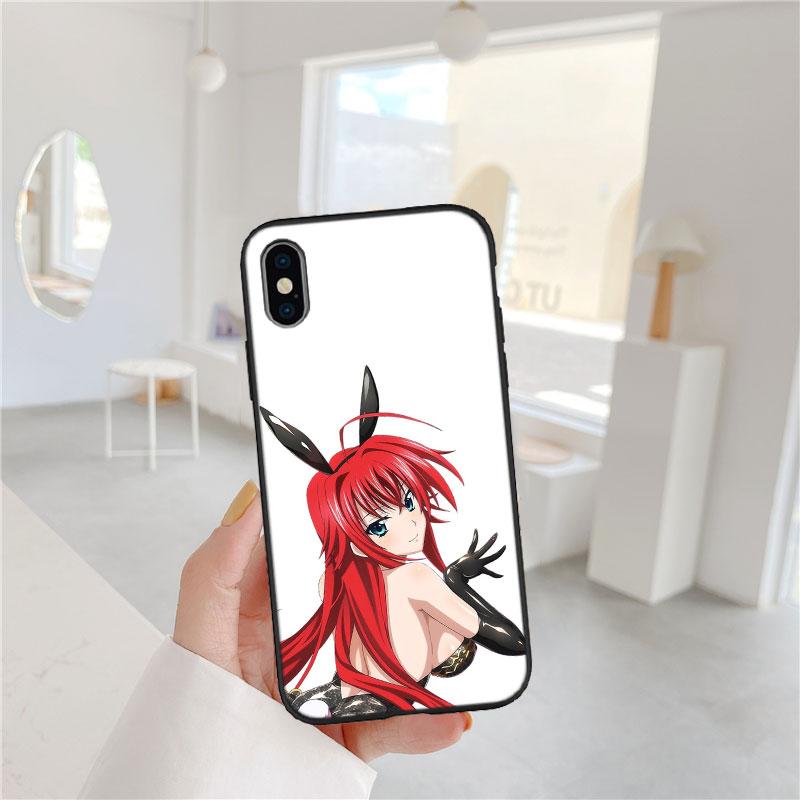 LO84 Rias Gremory Phone Case for Samsung Galaxy A11 A12 A13 A15 A52S A53 A55 A56 A70 A71 A72 A73 F06 F16 F56 S10 Plus S10e