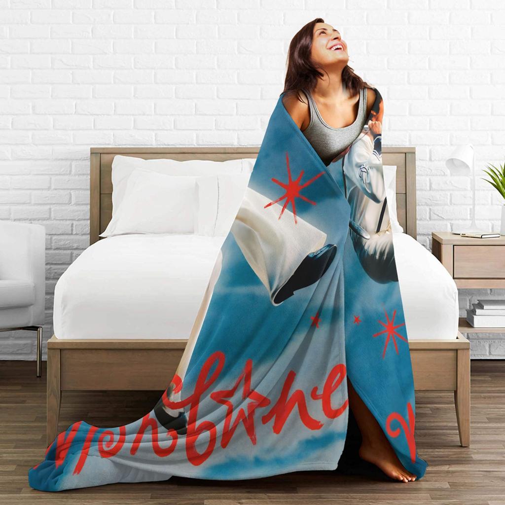 Conan Gray Wishbone Decke Amerikanischer Sänger Reisebüro Flanell Überwurfdecke Für Schlafzimmer Warme Tagesdecke Geburtstagsgeschenk