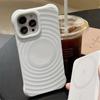 Ripple Pattern Shockproof For Magsafe Case For iPhone 15 14 13 12 11 Pro Max Plus Wave Magnetic Wireless Charger Cover