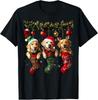 Labrador Retriever Christmas Lights Funny Xmas Dog Lover T-Shirt