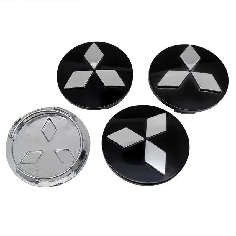Cyxmtz1 4pcs/set Car Wheel Center Hub Caps for Mitsubishi Ralliart Lancer ASX Colt Pajero Outlander Eclipse Delica Hubcaps Accessories