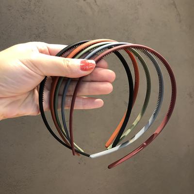 Mode Frauen Solide Stirnband Lünette für Haar Kunststoff Haar Bands Haar Hoop Mädchen Einfache Peeling Stirnbänder Haarband Haar Zubehör
