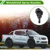 Windshield Washer Nozzle for Mitsubishi Eclipse 2006-2012 Black Front Windshield Spray Nozzles Wiper Spray Washer Jet Plastic 1 Set