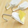 12Pcs Self Adhesive Bathroom Kitchen Stick On Wall Door Towel Holder Hook Hanger