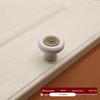 European Zinc Alloy Ceramic Handle: Modern Black & White Cabinet and Wardrobe Pull