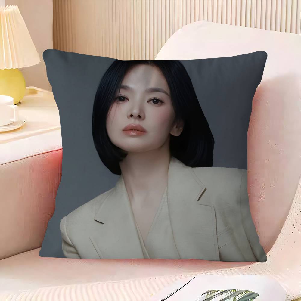 

Song H-Hye K-Kyo Cushion Cover Pillow Cover Decor Pillowcase Printed Cushion Case For Couch 16x16Inch
