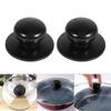 2Pcs Black Kitchen Cookware Saucepan Kettle Lid Replacement Knobs Cover Holding Handles New