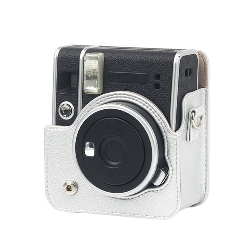 PU Leather Camera Bag Carrying Storage Bag with Adjustable Strap Camera Shoulder Bag Anti-Scratch for Mini 40