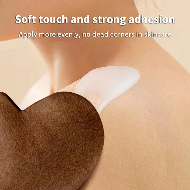 Gant pour lotion corporelle Gant autobronzant Double face Empêche les mains collantes Applicateur Gant floqué à séchage rapide Applicateur de maquillage