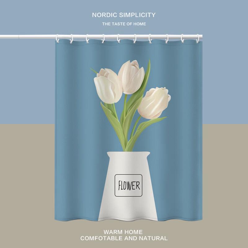 

Yicang Oil Painting Style Shower Curtain