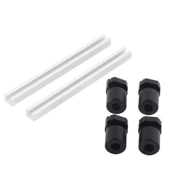 4 Stück 20 mm Werkbankhunde Aluminiumlegierung DIY Humanisiertes Design Werkbank Positionierungs-Befestigungswerkzeug