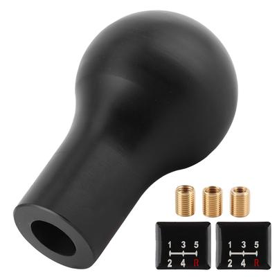 Hlava radiacej páky 14mm0.55in ID Čierna s nálepkou a závitovým adaptérom Vhodné pre Mitsubishi RALLIART