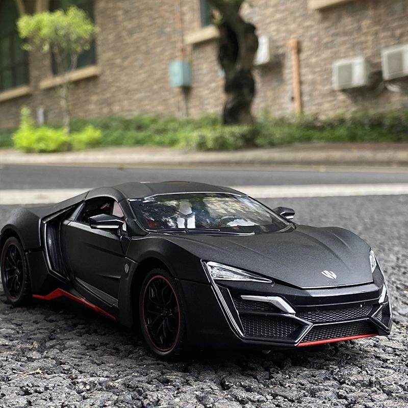 1:32 Lykan Hypersport Alloy Sport Car Model Diecast & Toy Metal Vehicles Supercar Model Simulation Collection Childrens Toy Gift