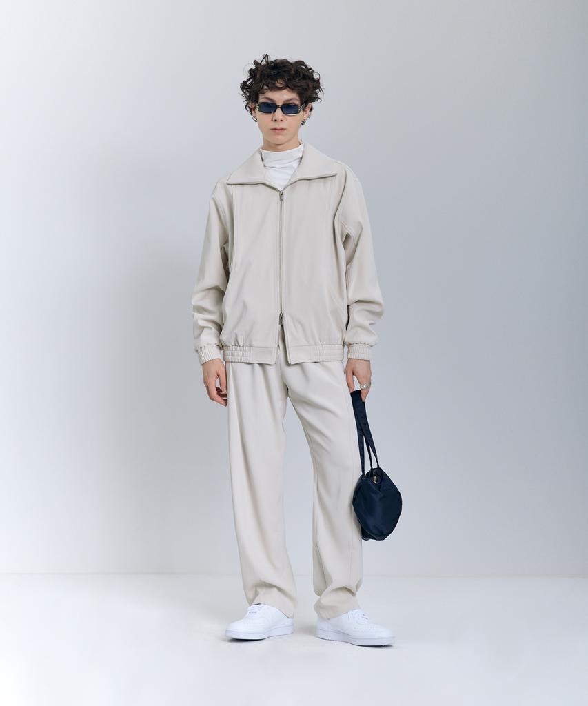 Ironyporno Whiteline 86-Iro255 Curved Blouson Jacket Ivory