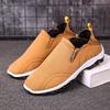 Fashion New Men's Slip-on Casual Shoes Platform Non-Slip Hiking Shoes Comfortable Leisure Middle-aged Walking Shoes Outdoor Men Sneakers