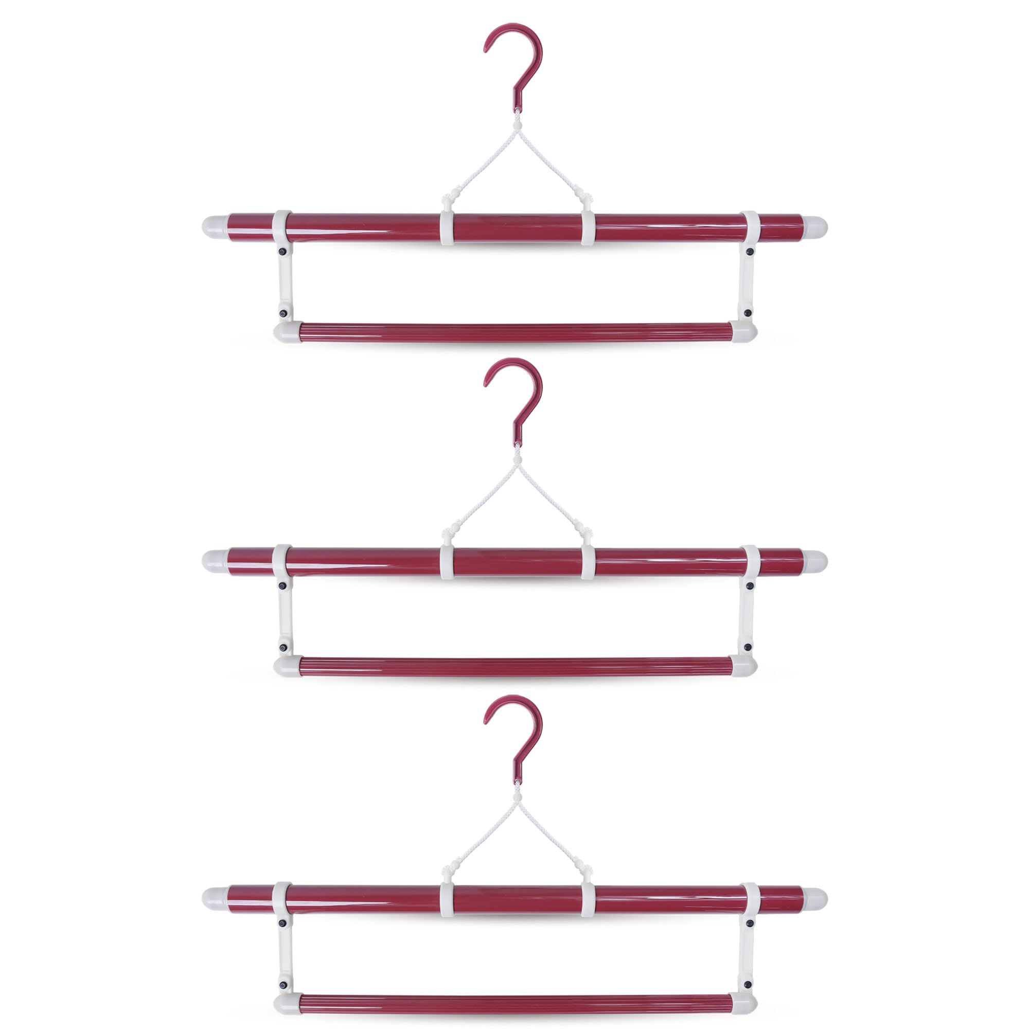 

Extendable and Foldable Kimono with Obi Standard 1 Box or 5 pieces [NISHIORI] Japanese-made Hanger, 124cm, (Sash) Holder, Length, (1, 2, 3, available)