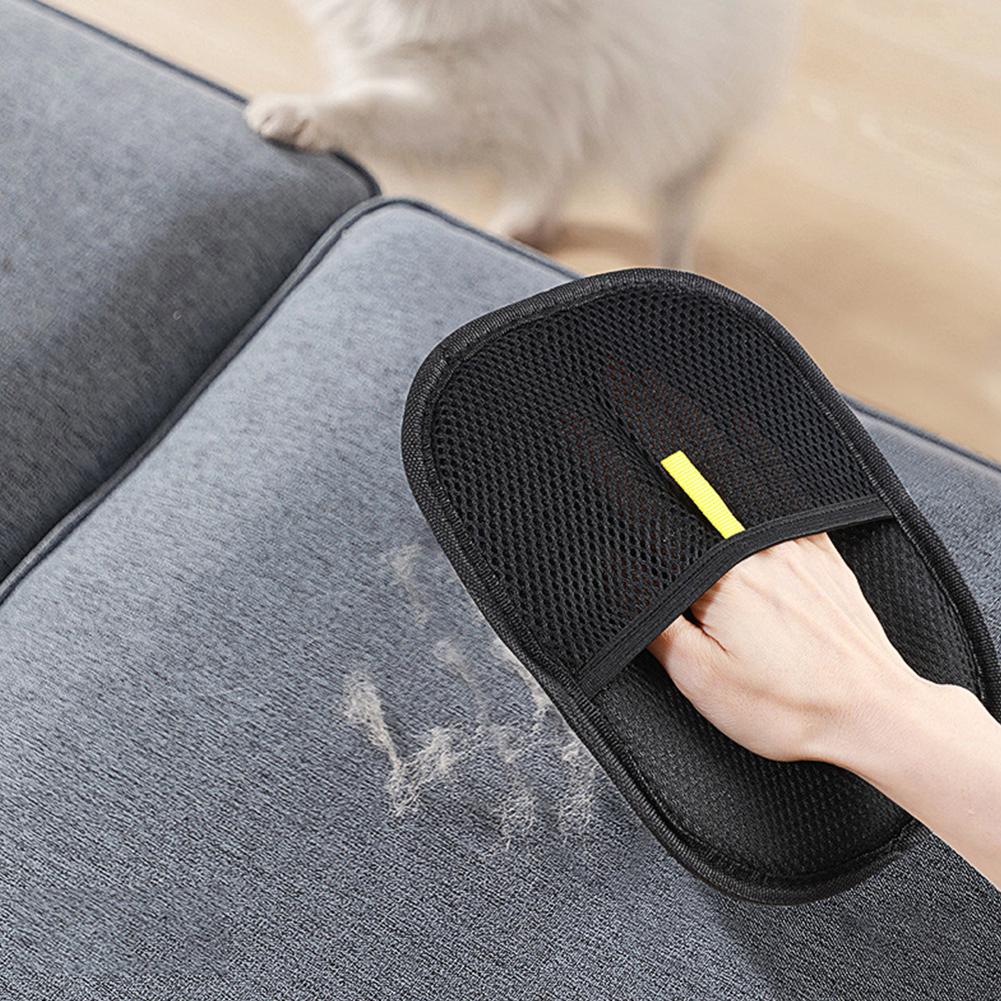 Static Hair Removal Glove Multi-Function Electrostatic Gloves Pet Hair Remover Glove for Couch Furniture Carpet