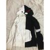 TrendHub Streetwear Hoodies Women'sclothing Contrast Color Fashion Jackets Y2k Tops Hooded Zipper Casual Punk Sweatshirts
