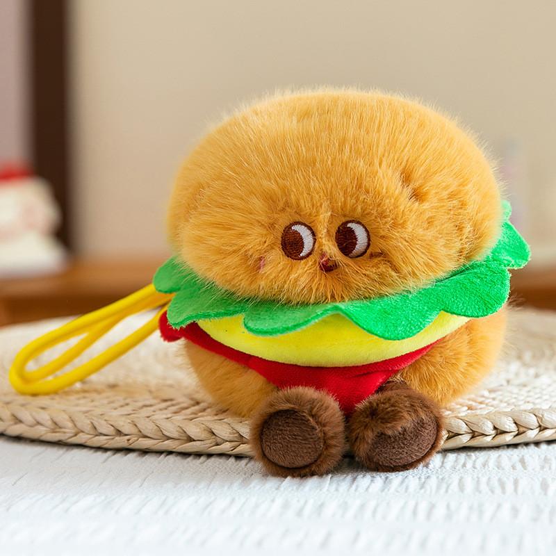 Fruits Vegetables Plush Keychain With Scented Granules For Kids School Activities