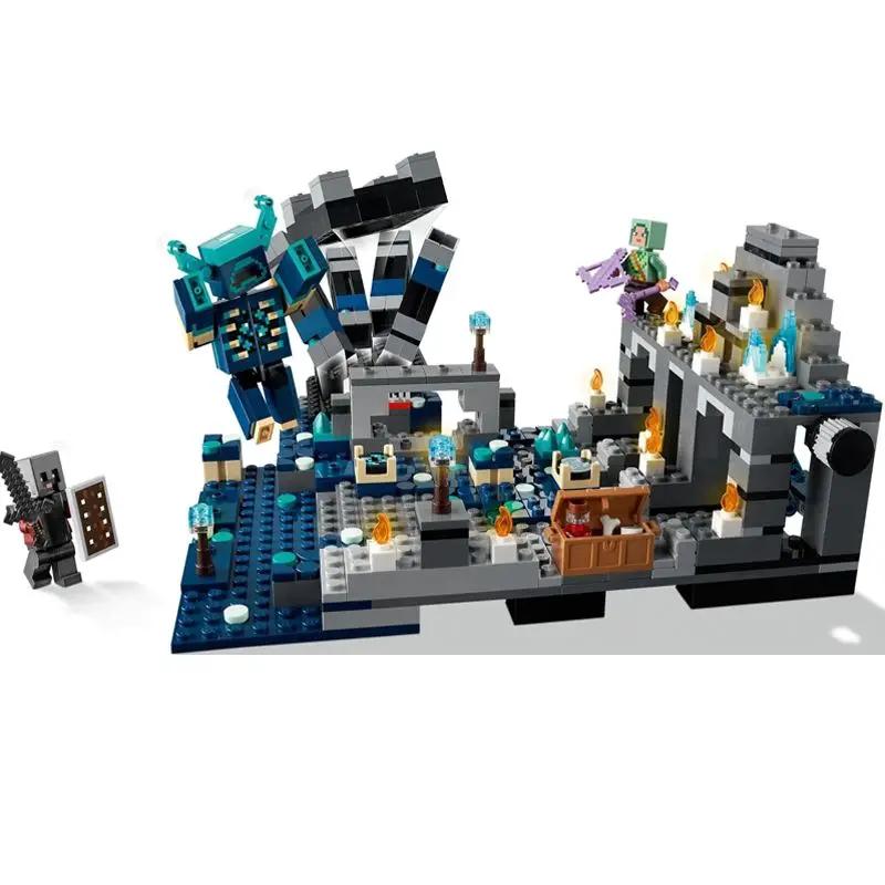 My Worlds Cross Whistle The Sword Outpost Compatible 21246 Dark World Building Brick Model Building Toy Kids Birthday Gift Toys