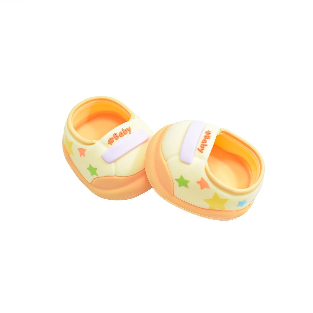 Baby clothes 20CM cotton doll shoes, chubby star dolls, cute cartoon plush toys, dress up accessories