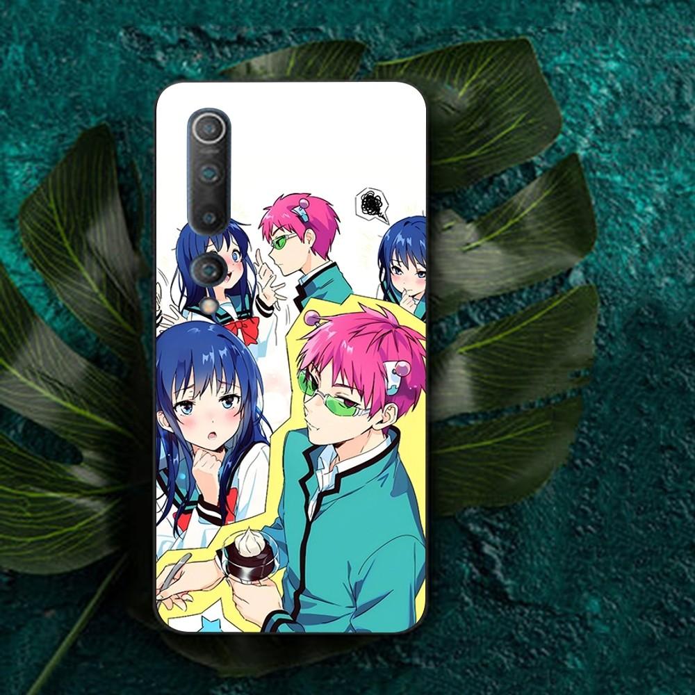 New Anime Saiki Kusuo Phone Case For Redmi Note 4 X 5 A 6 7 8 T 9 9S 10 11 11S 11Epro Poco M3 pro