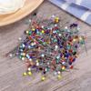 Safety DIY Colored Glass Head Bead Stitch Sewing Needles Safety Pin Knitting Pin Dressmaking Pins