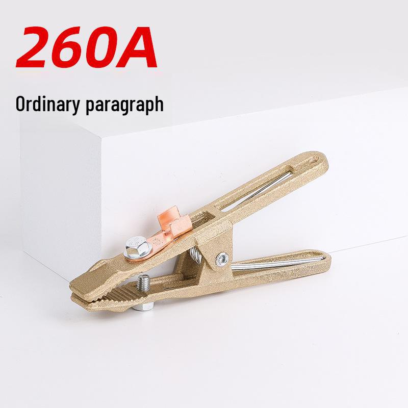 Celoměděná uzemňovací svorka ve tvaru A pro elektrické svářečky a argonové obloukové svářečky