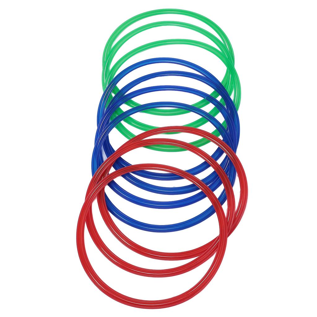 10pcs Hoop Rings 10pcs Connectors 11in Sensory Training Hoop Ring Connector Game Kids Exercise Hoop