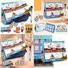 Educational Childrens Wall Calendar Puzzle With Cardboard Material For Early Learning And Cognitive Development